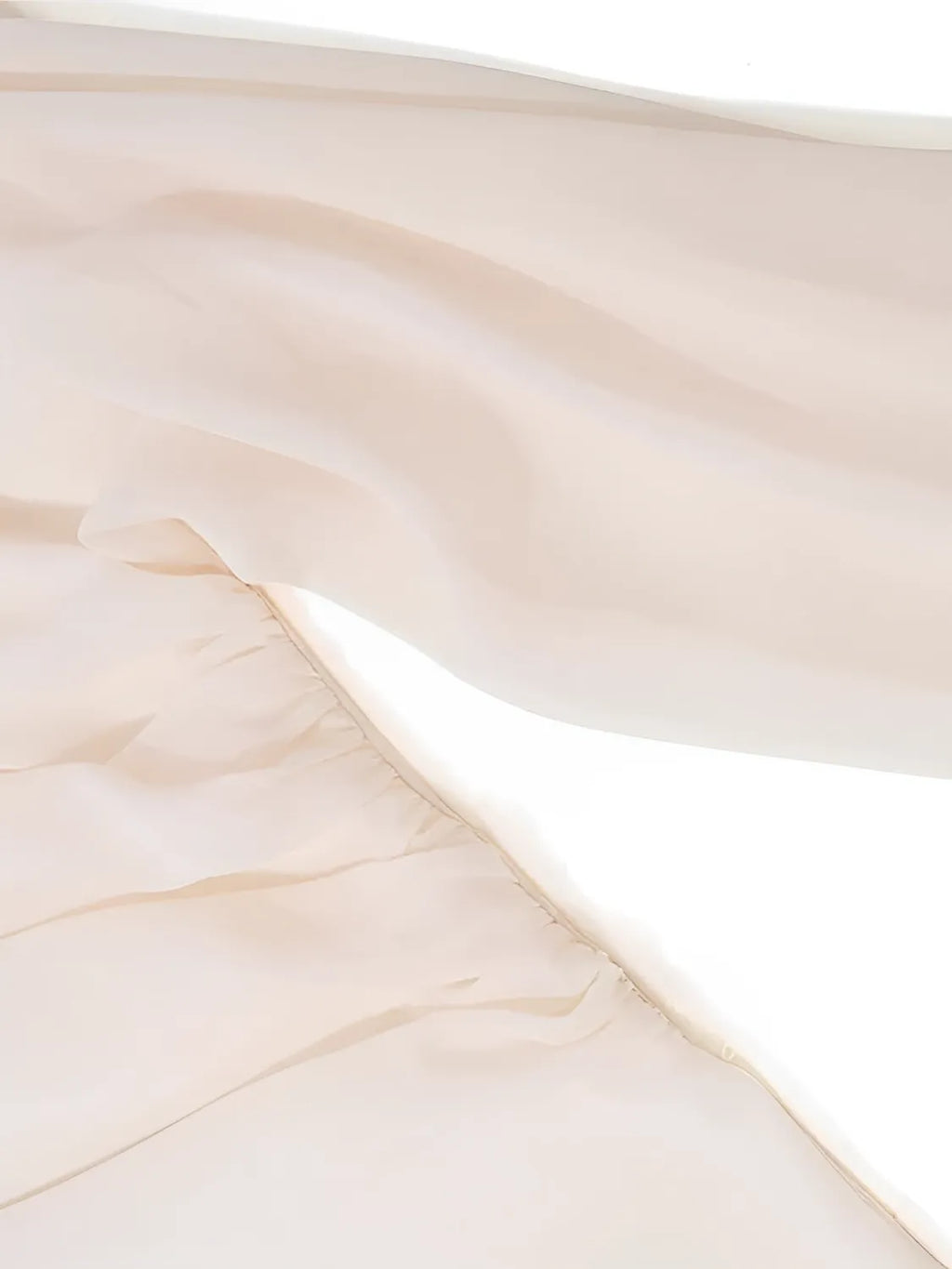 Blusa de Ombro Único com Flor em Chiffon – Elise