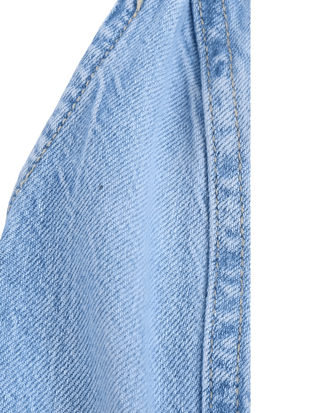 Macacão Jeans Pantalona com Decote Nadador e Bolsos - Jordana