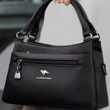 Bolsa Feminina Tiracolo de Ombro em Couro com Bolsos Espaçosa - Amália
