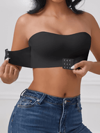 Kit 2 Sutiãs Tomara Que Caia Sem Costura com Fecho Frontal e Sem Bojo – Marion