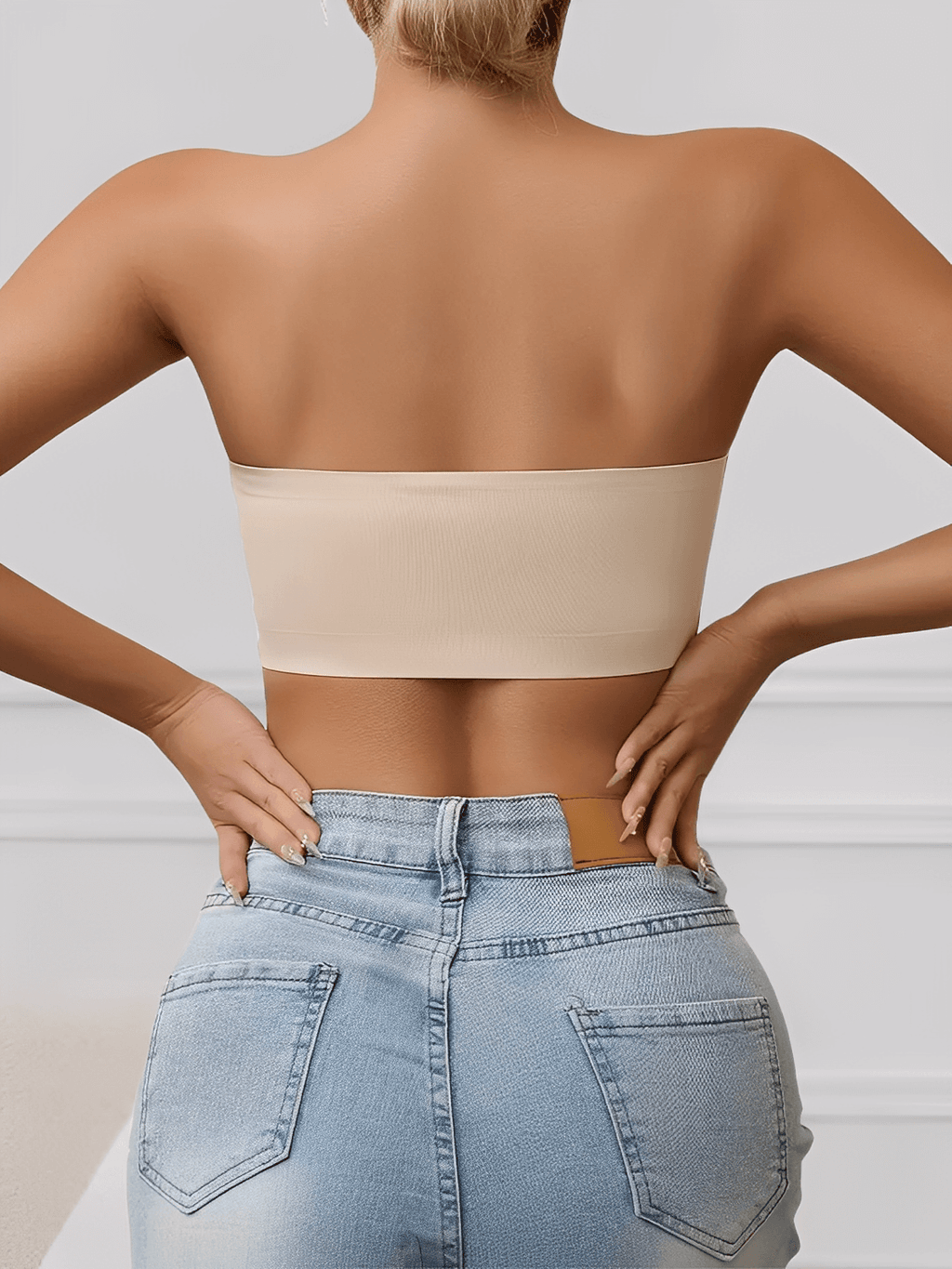 Kit 2 Sutiãs Tomara Que Caia Sem Costura com Fecho Frontal e Sem Bojo – Marion