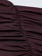 Body com Capa Drapeada Volumosa Sobreposta e Efeito Fluido - Lorelay