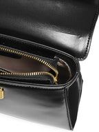 Bolsa de Couro Tiracolo com Lenço Decorativo e Alça de Ombro – Lena