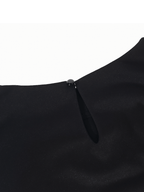 Vestido Longo Sem Mangas com Design Bicolor Diagonal Elegante - Alane [FRETE FULL]