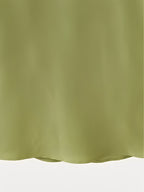 Vestido Longo Acetinado Halter com Capa Lateral e Costas Nuas - Serena [FRETE FULL]