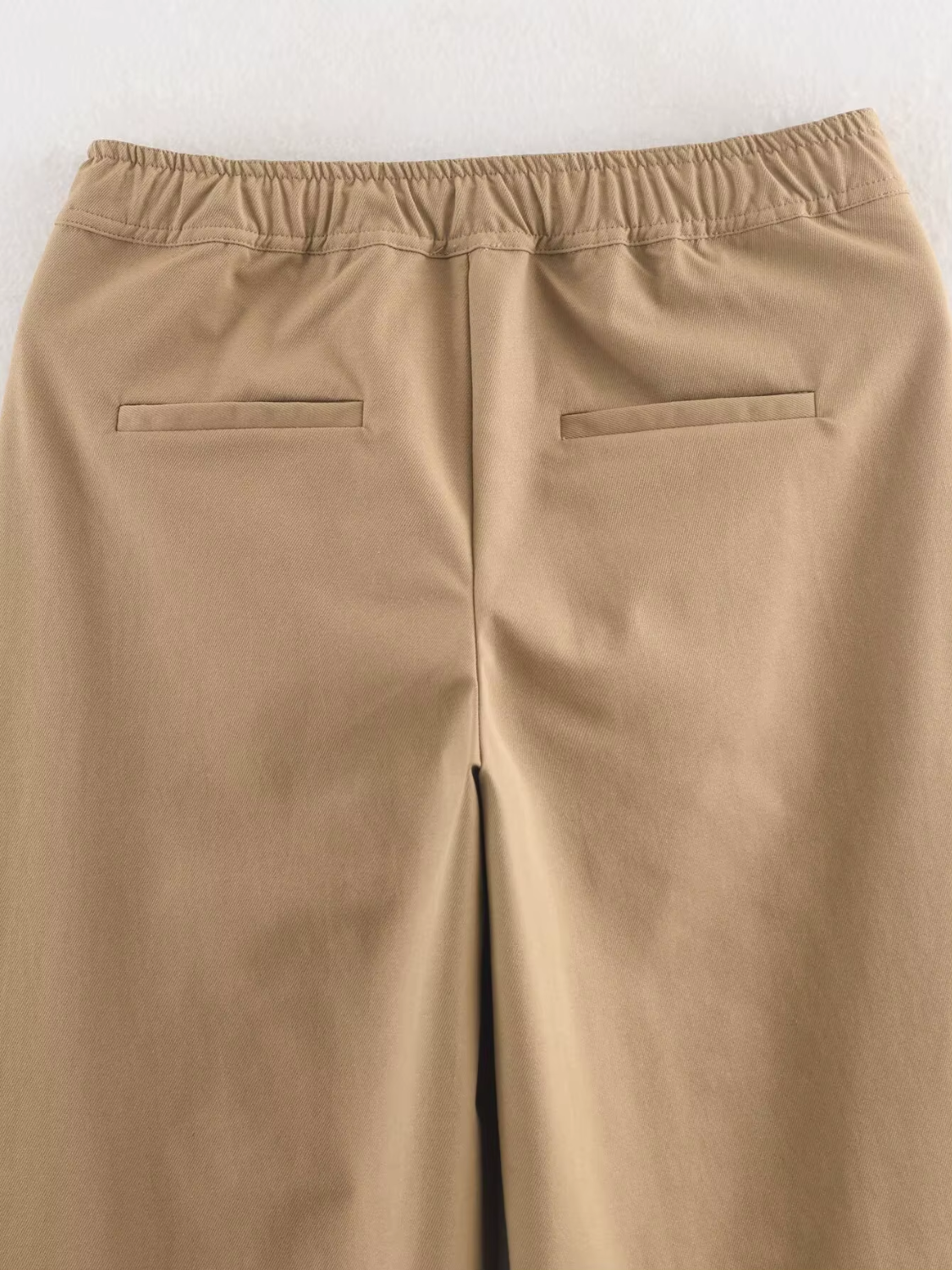 Conjunto em Sarja Jaqueta Oversized Ajustável e Calça Wide Leg - Monique