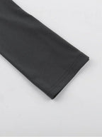 Vestido Curto de Alfaiataria com Mangas Longas Flare e Bolsos – Paloma
