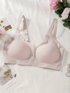 Sutiã Sem Costura com Bojo 3D Costas em U e Efeito Push Up – Aisha