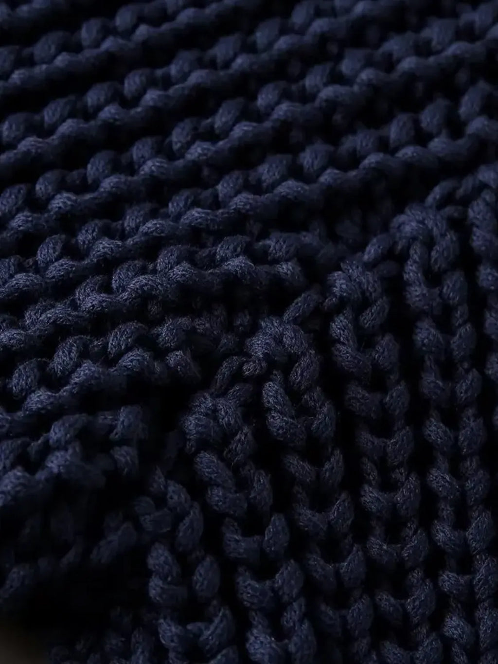 Cardigan de Tricô Ponto Grosso com Botões e Bolsos - Seraphine