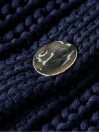 Cardigan de Tricô Ponto Grosso com Botões e Bolsos - Seraphine