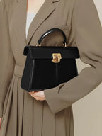 Bolsa de Couro Tiracolo com Lenço Decorativo e Alça de Ombro – Lena